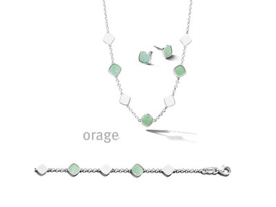 ketting - ORAGE | zilver