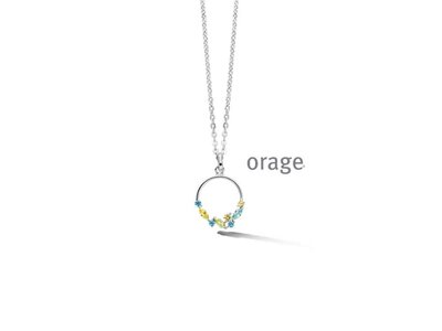 ketting met hanger - ORAGE | zilver