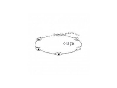 armband - ORAGE | zilver