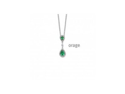 ketting met hanger - ORAGE | zilver