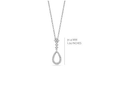 ketting met hanger - S ROSE | zilver