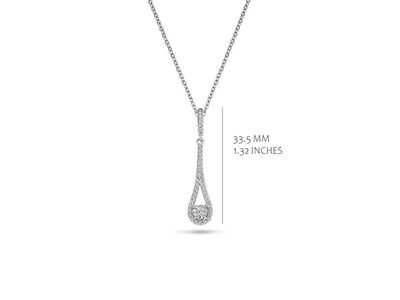 ketting met hanger - S ROSE | zilver