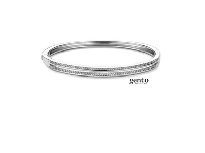 armband - GENTO | zilver