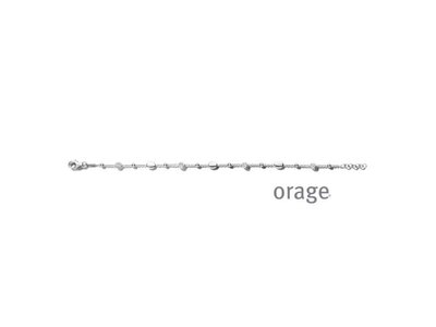 armband - ORAGE | zilver