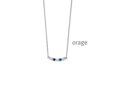 ketting met hanger - ORAGE | zilver