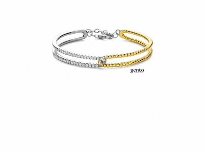 armband - GENTO | zilver