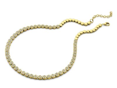 ketting met hanger - S ROSE | plaque