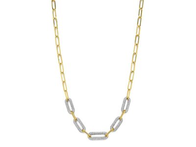ketting met hanger - S ROSE | plaque