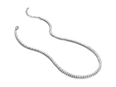 ketting met hanger - S ROSE | zilver