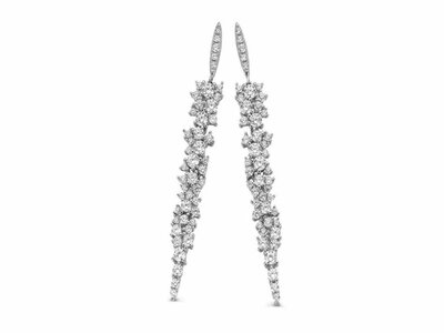 oorbellen - S ROSE | zilver