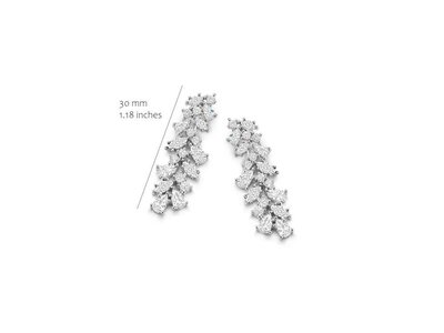 oorbellen - S ROSE | zilver