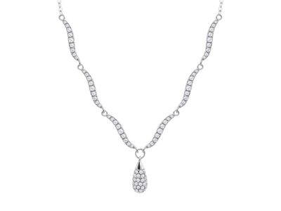 ketting met hanger - LOTUS | zilver