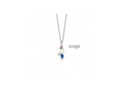 ketting met hanger - ORAGE | zilver