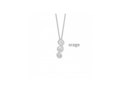 ketting met hanger - ORAGE | zilver