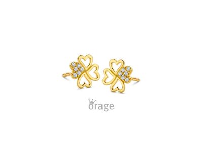 oorbellen kids - ORAGE | goud 9 kt