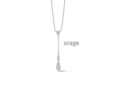ketting met hanger - ORAGE | zilver