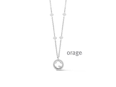 ketting met hanger - ORAGE | zilver