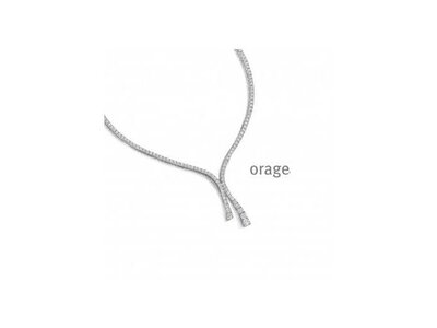 ketting met hanger - ORAGE | zilver