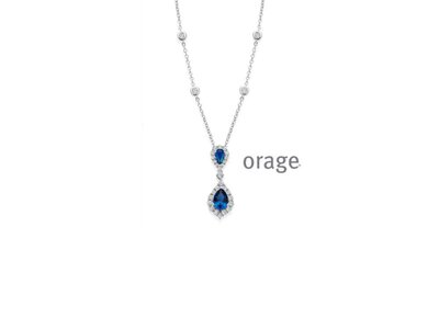 ketting met hanger - ORAGE | zilver