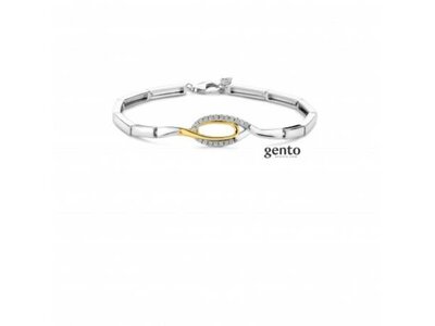 armband - GENTO | zilver