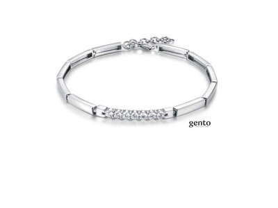 armband - GENTO | zilver
