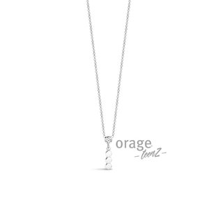 ketting met hanger - ORAGE | zilver