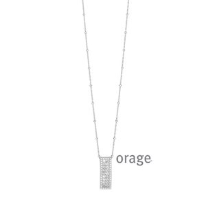 ketting met hanger - ORAGE | zilver