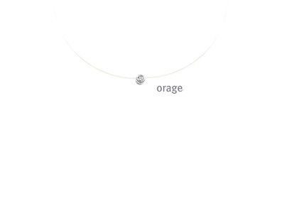 ketting met hanger - ORAGE | zilver